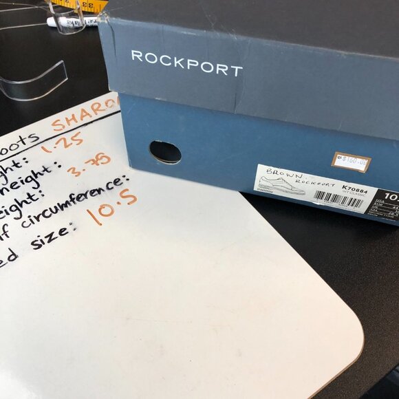 Rockport Men's Brown World Tour Classic Leather Sneakers size 10.5 - Picture 12 of 14